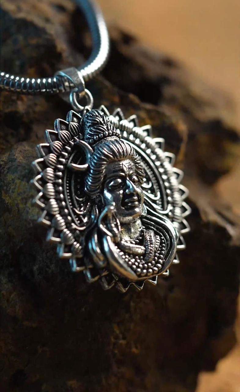 Mahadev Locket With Snake Chain